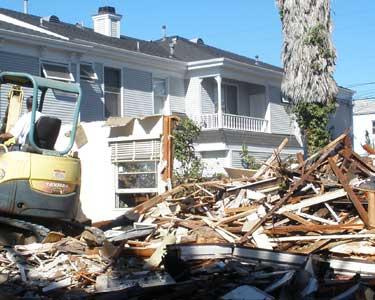 House and Concrete Demolition